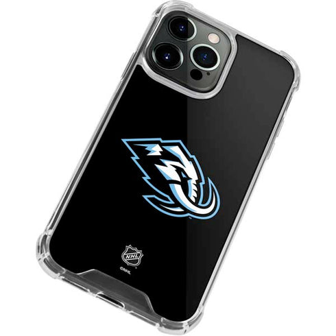NHL Utah Mammoth Alternate Black iPhone 14 Pro Clear Case
